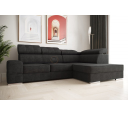 Rohová sedací souprava ROYAL I 260×185 - grafit , pravá