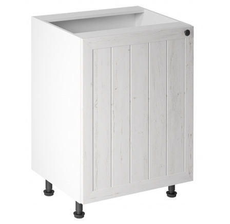 Kuchyňská dolní skřínka - PROWANSJA D601D - Levá, Bílá/Borovice Andersen