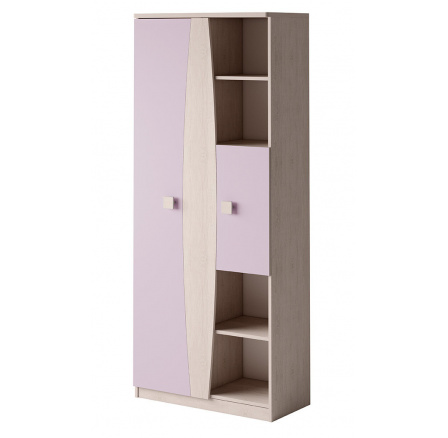 Regál TENUS TR80 T-13, dub santana/vřes