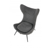 Křeslo ATLANTIS, tmavě šedé