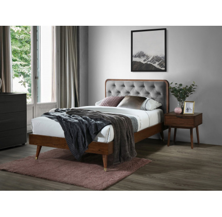 CASSIDY 120 postel šedá / ořech (3p=1ks)