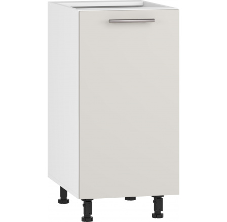 Kuchyňská dolní skřínka VENTO D-40/82, bílá / kašmír