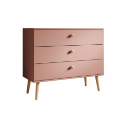Komoda Beni Růžová+Růžová