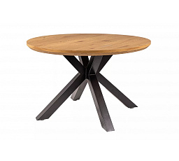 Jídelní stůl RITMO, dub/černá