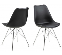 Židle Eris PP černá/chromová