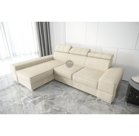 Rohová sedací souprava ROYAL 295×185 - levá, béžová