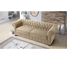 Sofa dvoumístná MANCHESTER II 188 cm - Pohovka bez funkce spaní, béžová