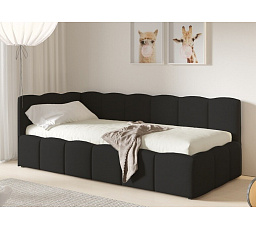 Postel TUNIS 200 x 90, nízký bok, Kronos 7, Levá
