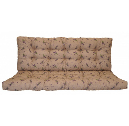 Polstr na zahradní houpačku 140 cm - látka levandule