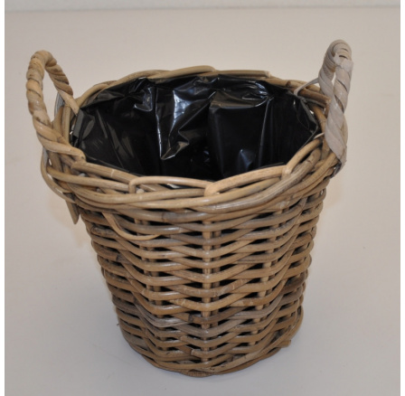 Ratanový košík s uchy ratan kubu Ratanový košík s uchy ratan kubu