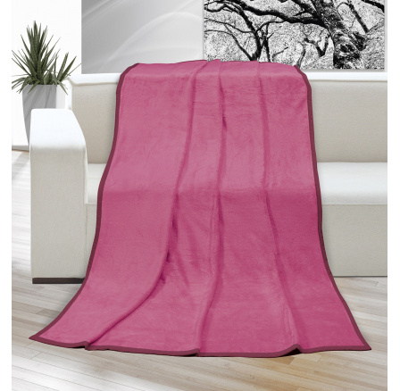 Deka micro jednolůžko 150x200cm růžová Deka micro jednolůžko 150x200cm růžová