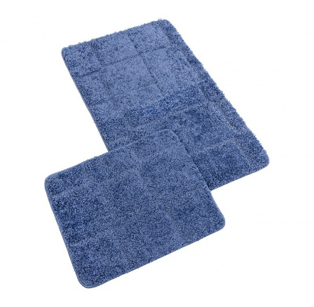 Koupelnová sada předložek SILVER 60x100+60x50cm modrá
