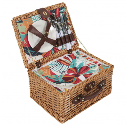 Piknikový koš Exotic pro 4 osoby s vybavením