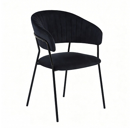 PŘEDPRODEJ -15% do 12.05! Sametová židle - Riviera 100 černá K4-FX (B) PŘEDPRODEJ -15% do 12.05! Sametová židle - Riviera 100 černá K4-FX (B)