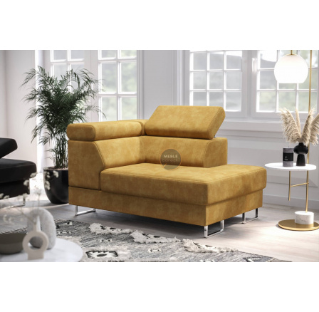 Křeslo lenoška GALAXY - žlutá , pravá