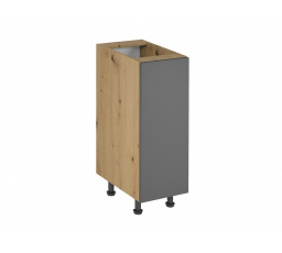 Kuchyňská dolní skříňka Langen D30, šedá/dub artisan