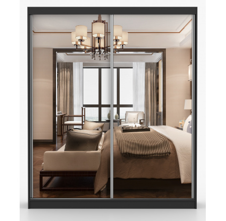 Šatní skříň MULTI 20 - 183 cm, Černá Šatní skříň MULTI 20 - 183 cm, Černá