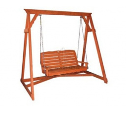 Zahradní dřevěná Houpačka Přírodní