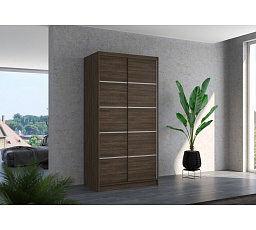 Posuvná skříň RIVA 100 Choco+Choco