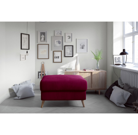 Asgard Taburet Matný Samet 68 73x73