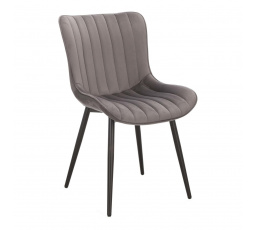 Židle Roxino VIC šedé svislé pruhy