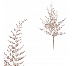 Kapradí - umělá větev, měděná matná