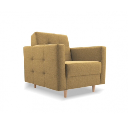 Křeslo GODIVO Žluté, Norn 65