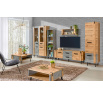 Tv komoda LOFTER - LO7, Dub Wotan + Beton Millenium