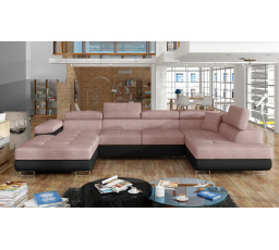 Sedací souprava ve tvaru U RODRIGO, pravá Omega 91/Soft 11