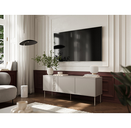 TV komoda TRESSE 150 3D, béžová TV komoda TRESSE 150 3D, béžová