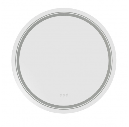 Zrcadlo s LED osvětlením DOVER 80, Stříbrné