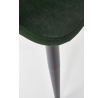 Jídelní židle K364, tmavě zelený Velvet