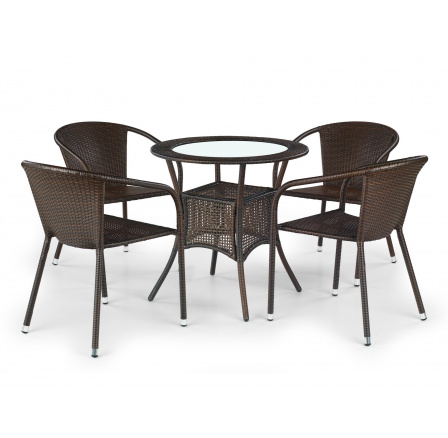 Zahradní stůl MIDAS, hnědočerný Zahradní stůl MIDAS, hnědočerný