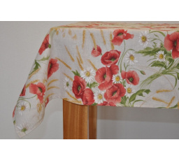 Ubrus 120x160 vlčí máky