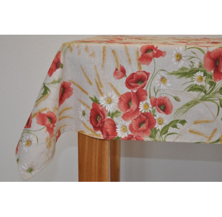 Ubrus 120x160 vlčí máky