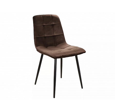 Jídelní židle MILA Velvet, hnědý Bluvel 48