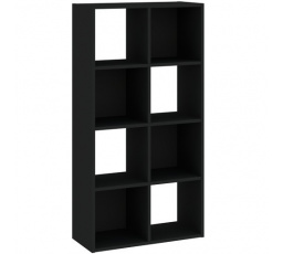 Regál CATCHY 8P, Černá