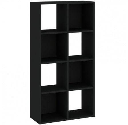 Regál CATCHY 8P, Černá
