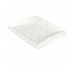 Ubrus Star Dore bílý/zlatý 140x250cm