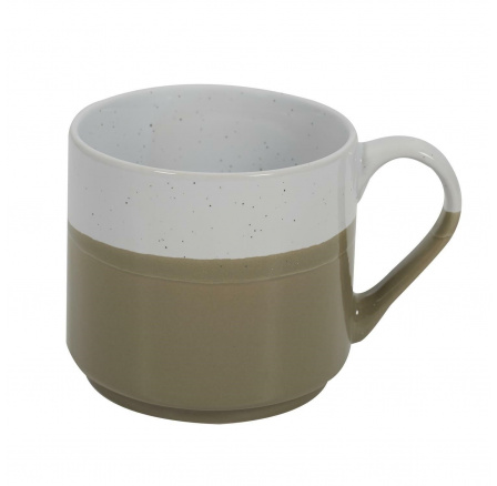 Hrnek Jumelle khaki 330 ml