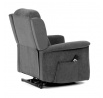 Polohovací křeslo, elektrické kabelové ovládání, šedá, látka, TV-7072 GREY2