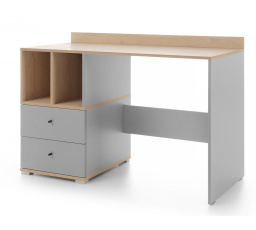 Psací stůl ORO - OR5, Dub piškotový/Šedá
