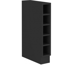 Dolní skřínka - 15 D OTW BB, Černá mat