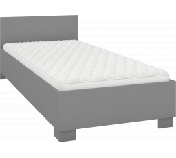 Postel SMYK II - 36, Šedá bez úložného prostoru