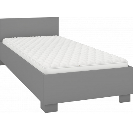 Postel SMYK II - 36, Šedá bez úložného prostoru