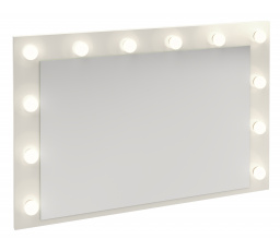Zrcadlo s osvětlením REL LS, Bílá