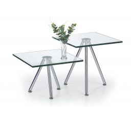 Konferenční stůl SOLO 2, čirá