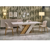 Jídelní stůl BRANDON, kašmír/dub cremona evoke