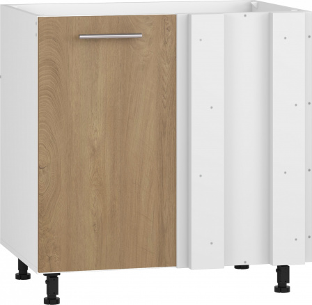 Kuchyňská rohová skřínka VENTO DKN-100/82, Medový Dub/Bílá Kuchyňská rohová skřínka VENTO DKN-100/82, Medový Dub/Bílá