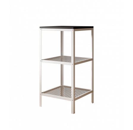 Regál Rolin Bílý+Černý